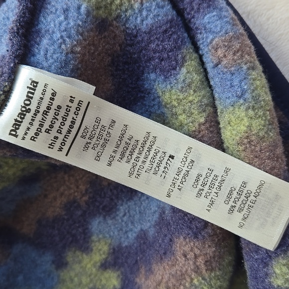 Patagonia Synchilla Pullover Snap Fleece Men’s XXL Climbing Trees Print - Picture 8 of 12